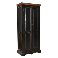Outlet Wohnen Kleiderschrank Sentiments in Schwarz