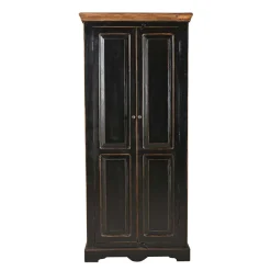 Outlet Wohnen Kleiderschrank Sentiments in Schwarz