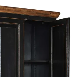 Outlet Wohnen Kleiderschrank Sentiments in Schwarz