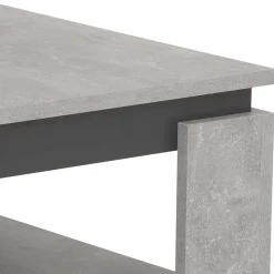 Online Wohnen Kleiner Couchtisch in Betonoptik & Anthrazit - Belves