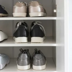 Discount Wohnen Kleiner Schuhschrank mit Doppeltür Atricia in Weiß