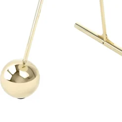 Hot Wohnen Kleiner Tisch in Weiß & Gold - Fakoa