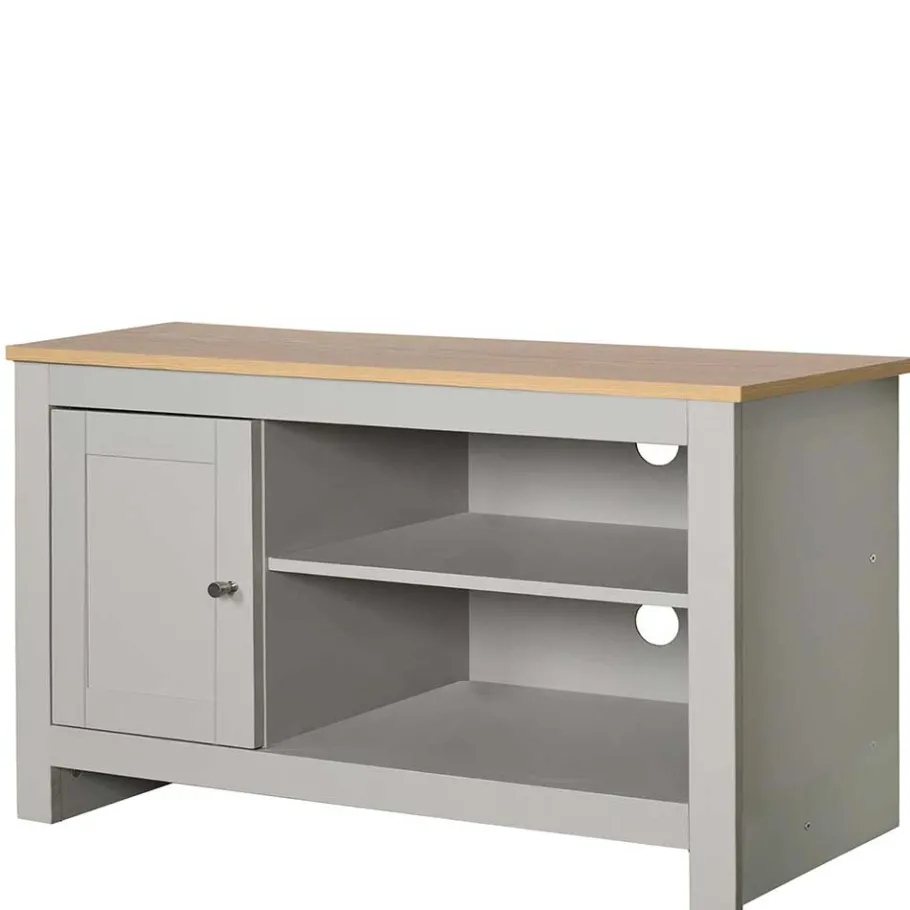 Wohnen Kleiner TV Unterschrank mit 95 cm Breite - Poliesti