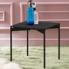 Wohnen Kleiner Wohnzimmer Tisch in Anthrazit & Schwarz - Salamander