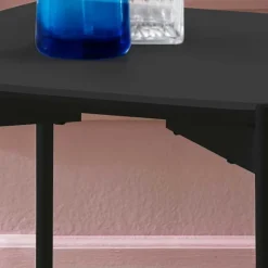 Wohnen Kleiner Wohnzimmer Tisch in Anthrazit & Schwarz - Salamander