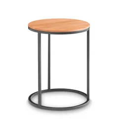 New Wohnen Kleiner Zusatztisch aus Holz Kernbuche - Zolkan