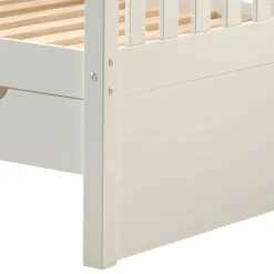Best Wohnen Kojenbett mit Stauraum in Weiß Kiefernholz - Hodossa