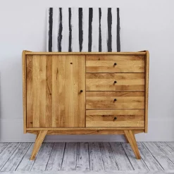 Best Wohnen Kombi Holzkommode aus geölter Wildeiche - Hardus