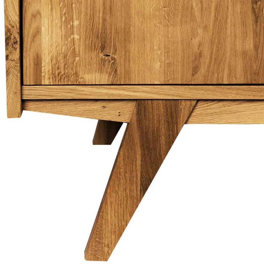 Best Wohnen Kombi Holzkommode aus geölter Wildeiche - Hardus