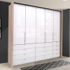 Clearance Wohnen Kombi Kleiderschrank mit 12 Schubkästen - Bosays