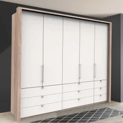 Clearance Wohnen Kombi Schlafzimmerschrank mit neun Schubladen - Vaclyn