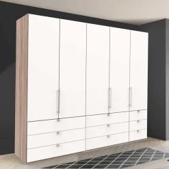 Clearance Wohnen Kombi Schlafzimmerschrank mit neun Schubladen - Vaclyn