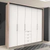Clearance Wohnen Kombi-Kleiderschrank 3 türig & 4 Schubladen - Vaclyn