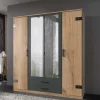 Clearance Wohnen Kombi-Kleiderschrank in Plankeneiche Dekor - Corpus