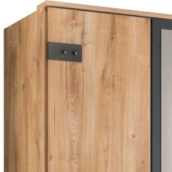 Clearance Wohnen Kombi-Kleiderschrank in Plankeneiche Dekor - Corpus
