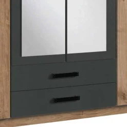 Clearance Wohnen Kombi-Kleiderschrank in Plankeneiche Dekor - Corpus