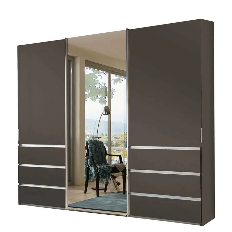 Sale Wohnen Kombi-Schlafzimmerschrank 300 cm breit - Ostranca