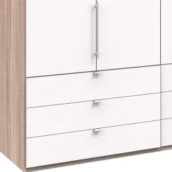 Discount Wohnen Komfort Kleiderschrank mit drei Falttüren - Vaclyn