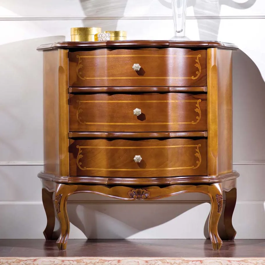 Online Wohnen Kommode in Nussbaum Dentro italienischer Stil