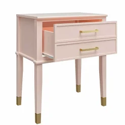 Clearance Wohnen Kommode in Rosa mit Gold - Bafata