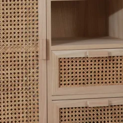 Hot Wohnen Kommode mit Füllungen aus Wiener Geflecht - Oncinasa