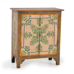 Clearance Wohnen Kommode mit folkloristischen Blumen Motiven - Cacressa