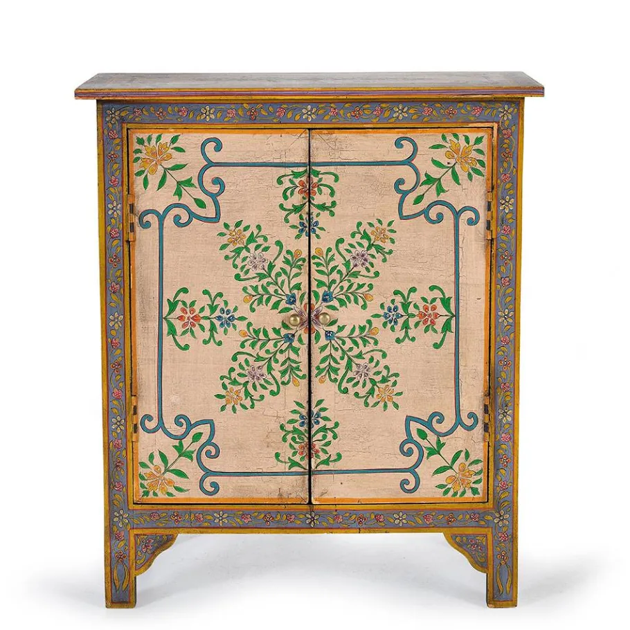 Clearance Wohnen Kommode mit folkloristischen Blumen Motiven - Cacressa