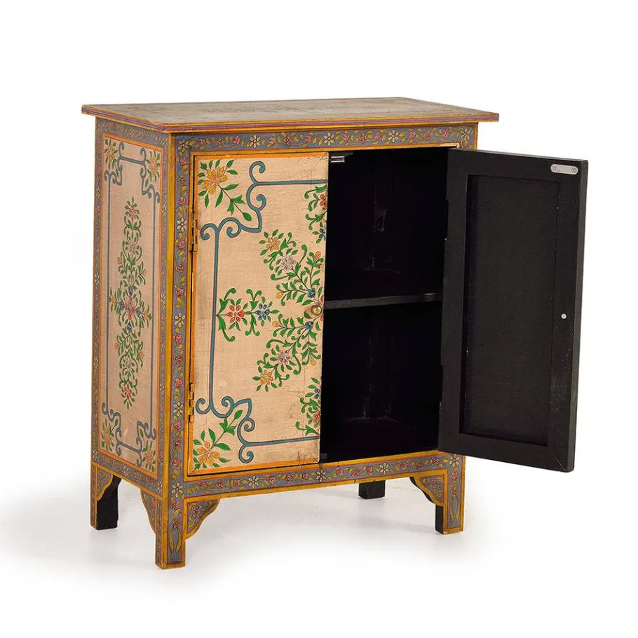 Clearance Wohnen Kommode mit folkloristischen Blumen Motiven - Cacressa