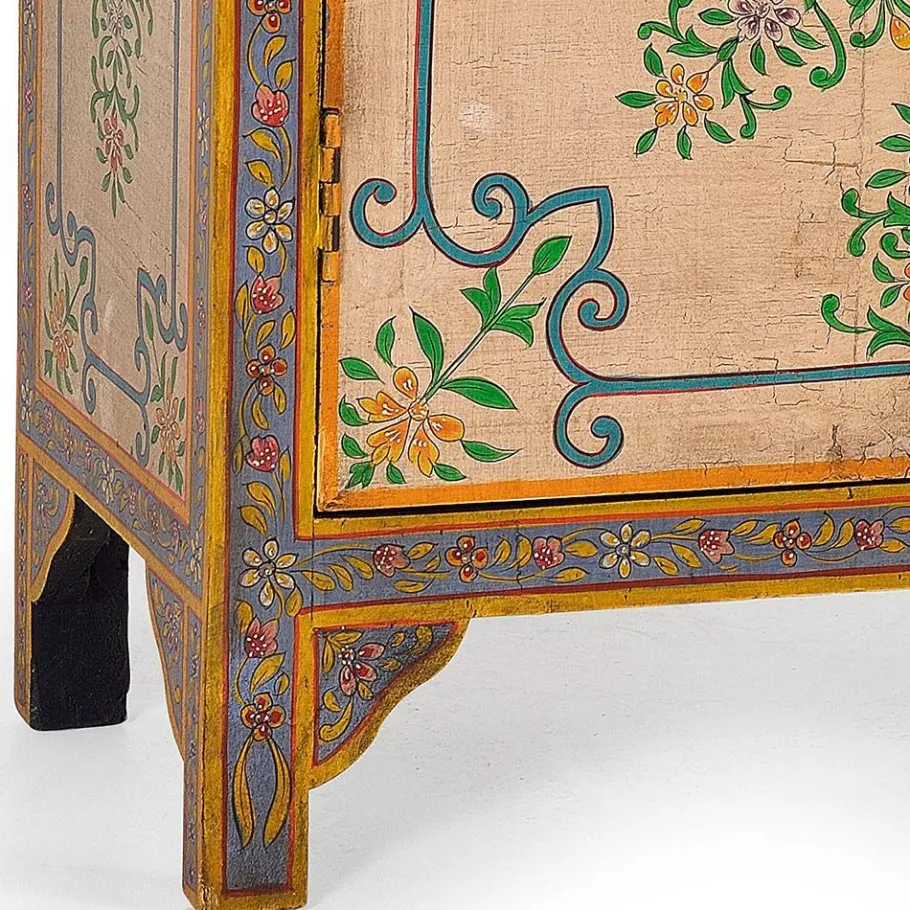 Clearance Wohnen Kommode mit folkloristischen Blumen Motiven - Cacressa