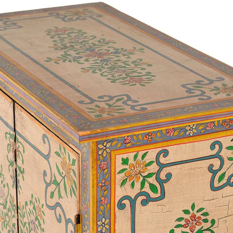 Clearance Wohnen Kommode mit folkloristischen Blumen Motiven - Cacressa