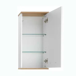 Discount Wohnen Kompakte Badmöbel im Skandi Design - Timur (dreiteilig)