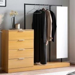Sale Wohnen Kompakte Standgarderobe mit Spiegel - Jannick