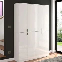 Sale Wohnen Kompakter Kleiderschrank 122x193x34 cm - Ejulia (zweiteilig)