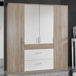 Sale Wohnen Kompakter Kleiderschrank 179 cm breit - Coros