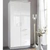 New Wohnen Kompakter Kleiderschrank in Weiß - Venture