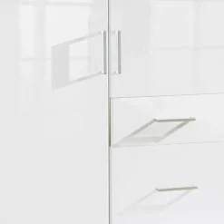 New Wohnen Kompakter Kleiderschrank in Weiß - Venture