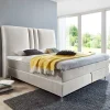Hot Wohnen Komplett Boxspringbett in Creme - Skowera