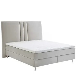 Hot Wohnen Komplett Boxspringbett in Creme - Skowera