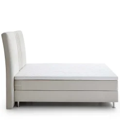 Hot Wohnen Komplett Boxspringbett in Creme - Skowera