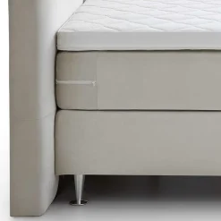 Hot Wohnen Komplett Boxspringbett in Creme - Skowera