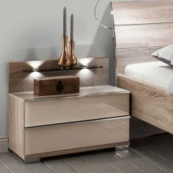 Online Wohnen Komplett-Schlafzimmer in Creme - Rativian (vierteilig)
