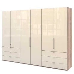 Online Wohnen Komplett-Schlafzimmer in Creme - Rativian (vierteilig)