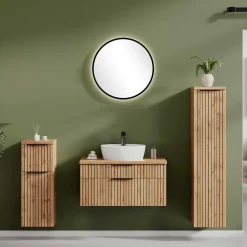 Sale Wohnen Komplettset Badeinrichtung modern - Crystoga (vierteilig)