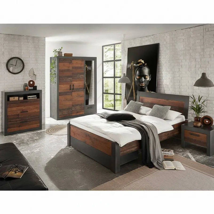 Sale Wohnen Komplett-Set Schlafzimmer Möbel - Timuras (vierteilig)