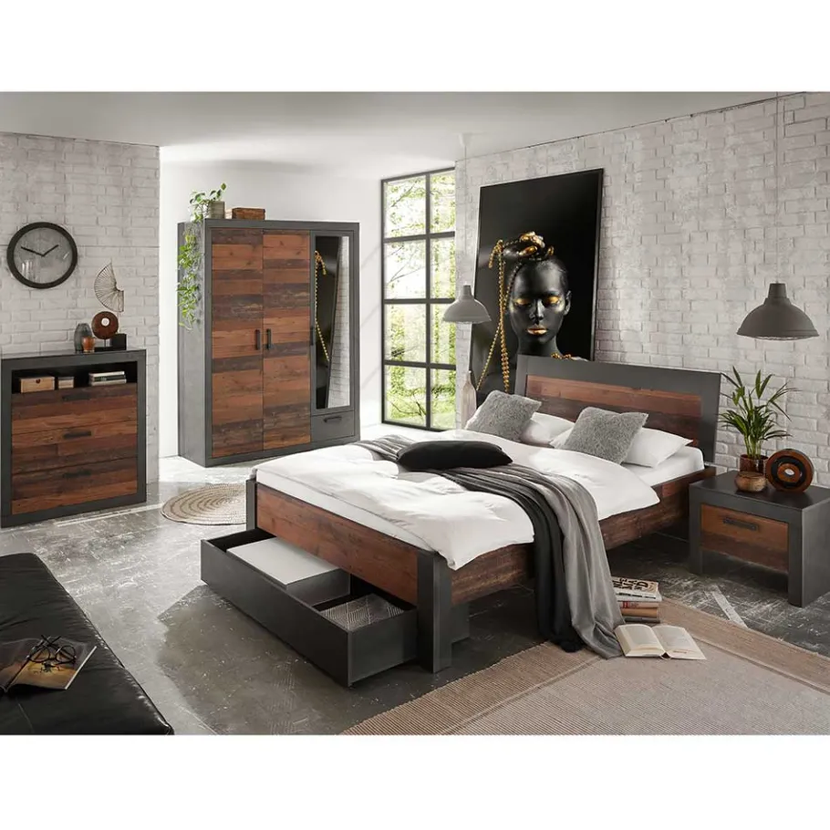 Sale Wohnen Komplett-Set Schlafzimmer Möbel - Timuras (vierteilig)