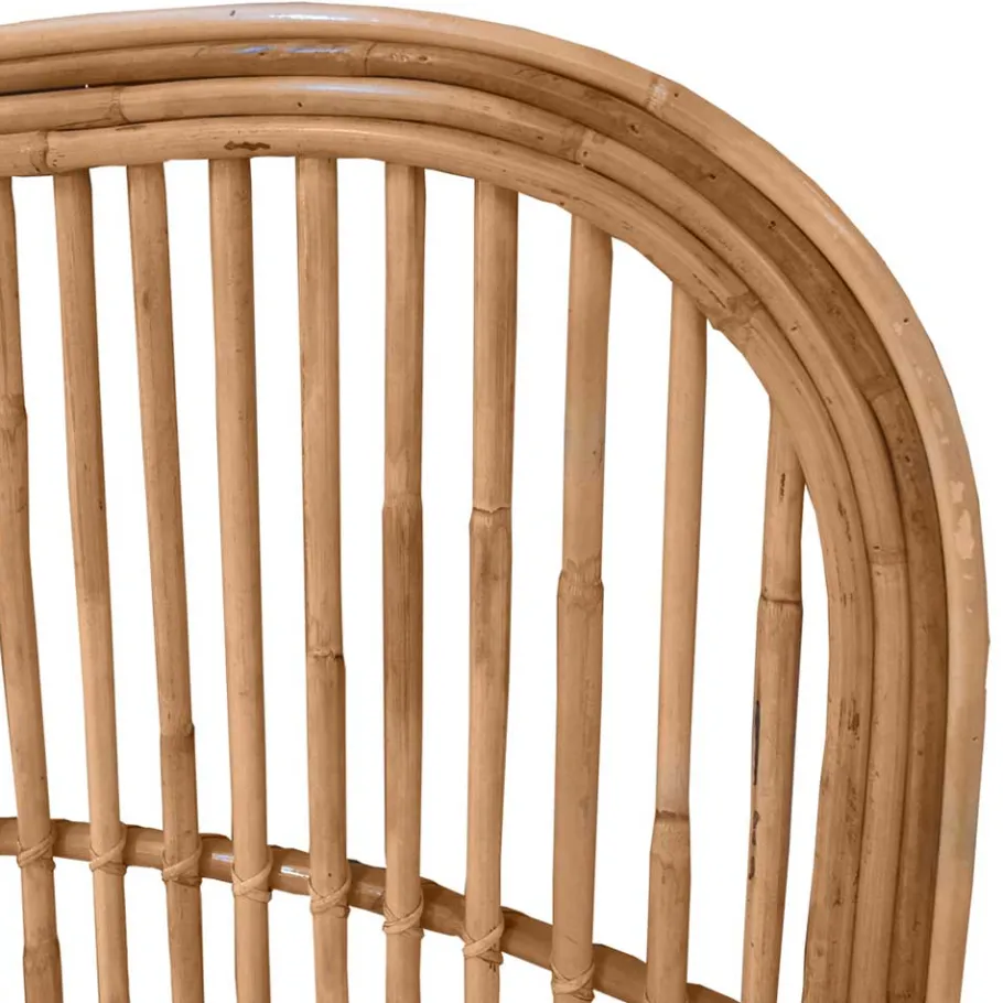 Outlet Wohnen Kopfteil aus Rattan in Natur - Teako