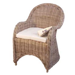 Discount Wohnen Korbsessel Julian aus Rattan
