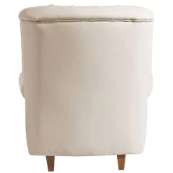 Best Wohnen Kunstleder Wohnzimmersessel in Beige und Buche - That