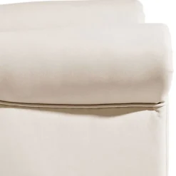 Best Wohnen Kunstleder Wohnzimmersessel in Beige und Buche - That