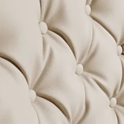 Best Wohnen Kunstleder Wohnzimmersessel in Beige und Buche - That